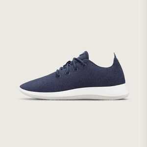 Allbirds Men’s Wool Runners in Tuke Midnight (Cream Sole)